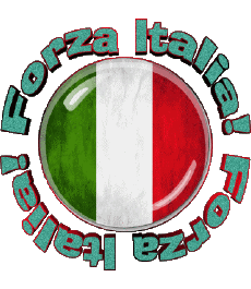 Messages Italien Forza Italia Bandiera - Mappa 