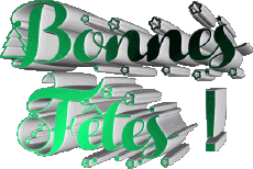 Messages Français Bonnes Fêtes (Noël) Serie 04 