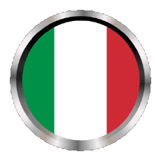 Fahnen Europa Italien Rund - Ringe 