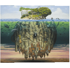 Humor -  Fun Artists Painter Jacek Yerka 