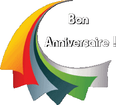 Messages Français Bon Anniversaire Abstrait - Géométrique 019 