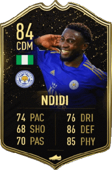 Multimedia Vídeo Juegos F I F A - Jugadores  cartas Nigeria Wilfred Ndidi 