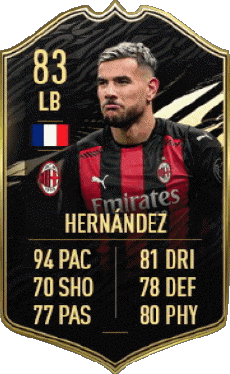 Multi Média Jeux Vidéo F I F A - Joueurs Cartes France Theo Hernández 