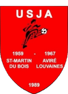 Sports FootBall Club France Logo Centre-Val de Loire 41 - Loir et Cher USJA Saint Martin Aviré Louvaines 