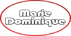 Nombre FEMENINO - Francia M Compuesto Marie Dominique 