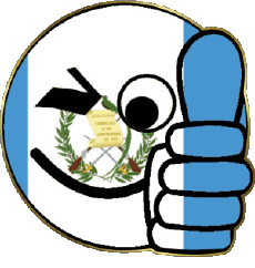 Banderas América Guatemala Smiley - OK 