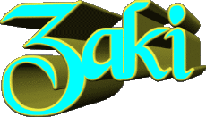 Vorname MANN - Maghreb Muslim Z Zaki 