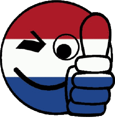 Banderas Europa Países Bajos Smiley - OK 