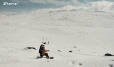 Humor - Fun Deportes Snowboard con cometa Fun - Win 