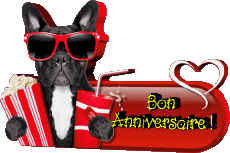 Mensajes Francés Bon Anniversaire Animaux 009 