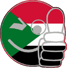 Flags Africa Sudan Smiley - OK 