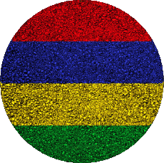 Flags Africa Mauritius Round 