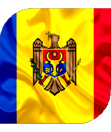 Drapeaux Europe Moldavie Carré 