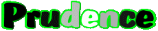 Nombre FEMENINO - Francia P Prudence 
