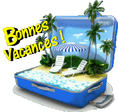 Messages French Bonnes Vacances Transparent Background 10 