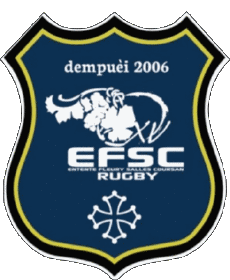 Sports Rugby Club France Logo Dept 11 Entente Fleury Salles Coursan XV 