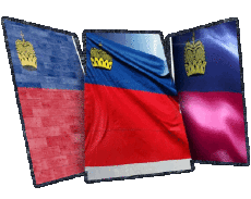 Fahnen Europa Liechtenstein Form 