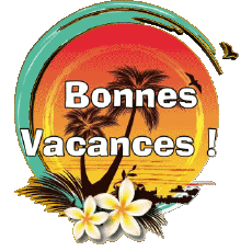 Messages French Bonnes Vacances 01 