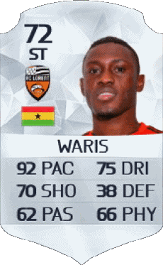 Multimedia Videospiele F I F A - Karten Spieler Ghana Abdul Majeed Waris 