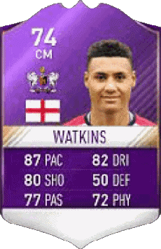 Multi Média Jeux Vidéo F I F A - Joueurs Cartes Angleterre Ollie Watkins 