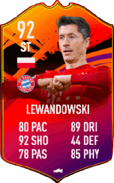 Multi Média Jeux Vidéo F I F A - Joueurs Cartes Pologne Robert Lewandowski 
