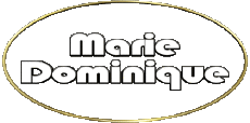 Nombre FEMENINO - Francia M Compuesto Marie Dominique 
