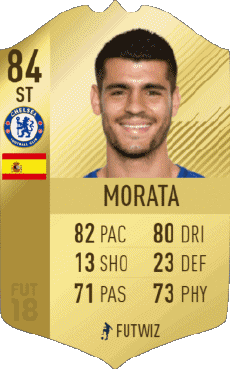 Multimedia Videogiochi F I F A - Giocatori carte Spagna Alvaro Morata 