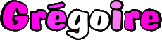First Names MASCULINE - France G Grégoire 