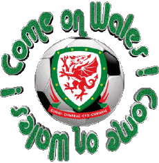 Messagi Inglese Come on Wales Soccer 