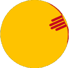 Drapeaux Amériques U.S.A - Etats New Mexico Sphere - Cube 