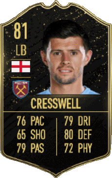 Multi Media Video Games F I F A - Card Players England Aaron Cresswell 
