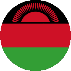 Fahnen Afrika Malawi Runde 