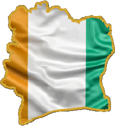 Drapeaux Afrique Côte d Ivoire Carte 