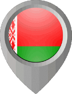 Fahnen Europa Weißrussland Standort-Pin 