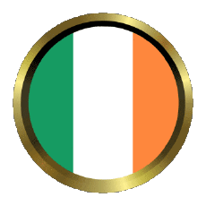 Fahnen Europa Irland Rund - Ringe 