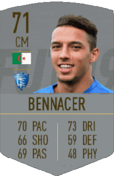 Multimedia Videogiochi F I F A - Giocatori carte Algeria Ismaël Bennacer 