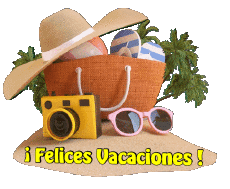 Messages Espagnol Felices Vacaciones Fond Transparent 31 