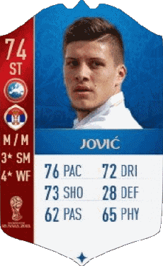 Multi Média Jeux Vidéo F I F A - Joueurs Cartes Serbie Luka Jovic 
