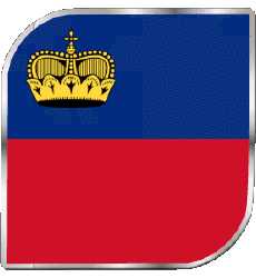 Banderas Europa Liechtenstein Plaza 