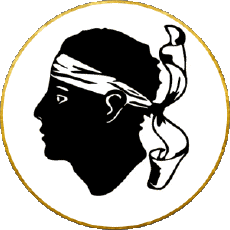 Bandiere Francia Regioni Corsica Tondo 