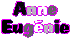 Nome FEMMINILE - Francia A Composto Anne Eugénie 