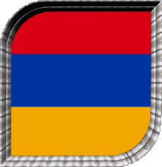 Bandiere Asia Armenia Quadrato 