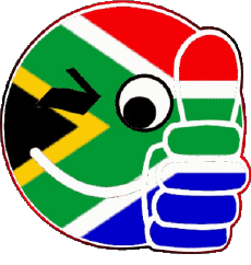 Bandiere Africa Sud Africa Faccina - OK 
