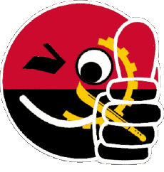 Flags Africa Angola Smiley - Ok 