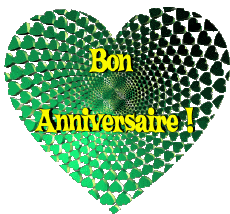 Mensajes Francés Bon Anniversaire Coeur 010 