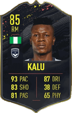 Multimedia Vídeo Juegos F I F A - Jugadores  cartas Nigeria Samuel Kalu 