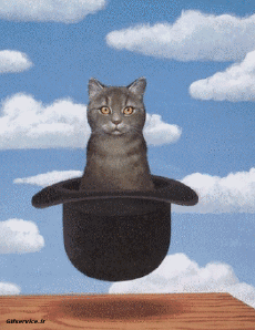 Humor -  Fun Morphing - Look Like Painters artists containment covid art recreations Getty challenge - René Magritte 