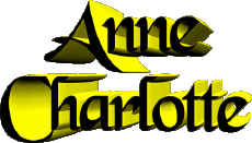 Nome FEMMINILE - Francia A Composto Anne Charlotte 