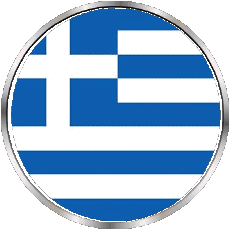 Drapeaux Europe Grèce Rond - Anneaux 