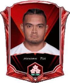 Sport Rugby - Spieler Japan Hendrik Tui 